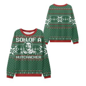 Alternative view of 2025 Christmas Son of a Nutcracker Ugly Sweater - Grishko.com