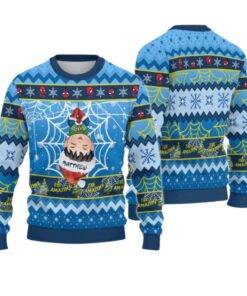 Alternative view of 2025 Christmas Spider Superhero The Amazing Christmas Ugly Sweatshirt 