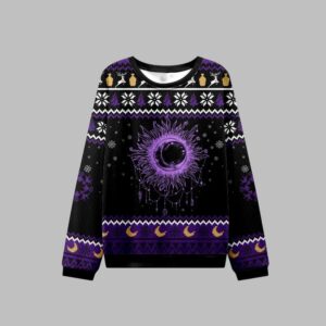 Alternative view of 2025 Christmas Starry Eye Ugly Christmas Sweater - Grishko.com