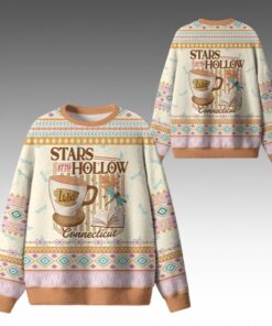 Alternative view of 2025 Christmas Stars Hollow 1779 Connecticut Ugly Sweater 