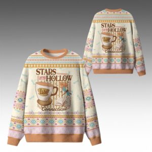 Alternative view of 2025 Christmas Stars Hollow 1779 Connecticut Ugly Sweater - Grishko.com