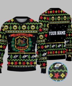 2025 Christmas State Of West Virginia Flag Ugly Sweater 