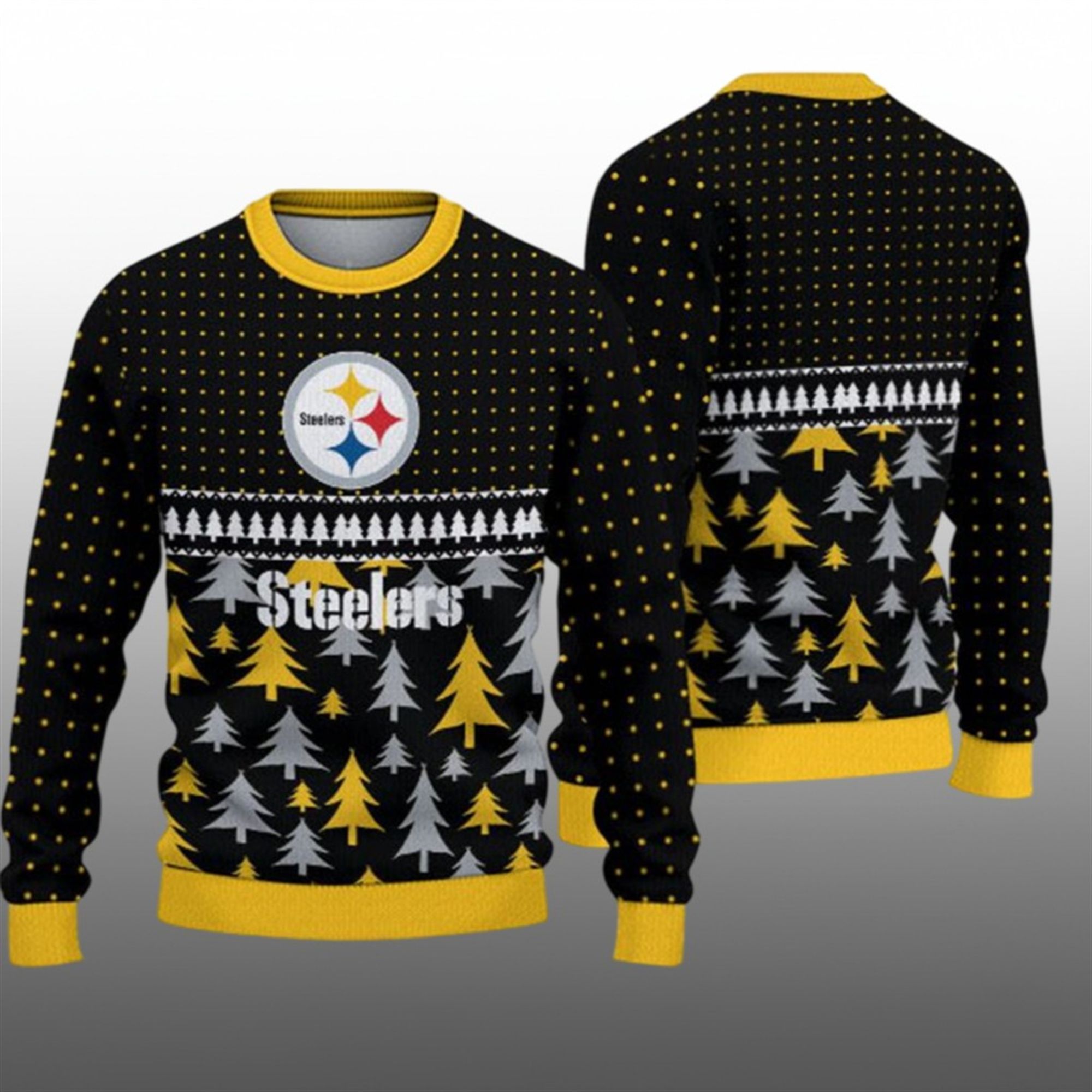 2025 Christmas Steelers Ugly Sweater - Grishko.com