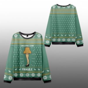 2025 Christmas Story Fragile Ugly Sweater - Grishko.com