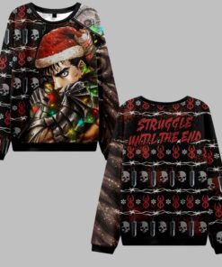 2025 Christmas Struggle Until the End Ugly Christmas Sweater 