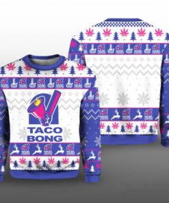 2025 Christmas Taco Bong Ugly Christmas Sweater 