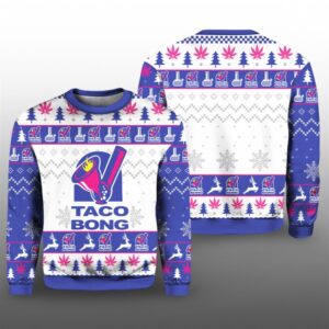 2025 Christmas Taco Bong Ugly Christmas Sweater - Grishko.com