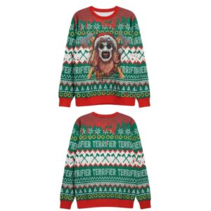 Alternative view of 2025 Christmas Terrifier Ugly Christmas Sweater - Grishko.com