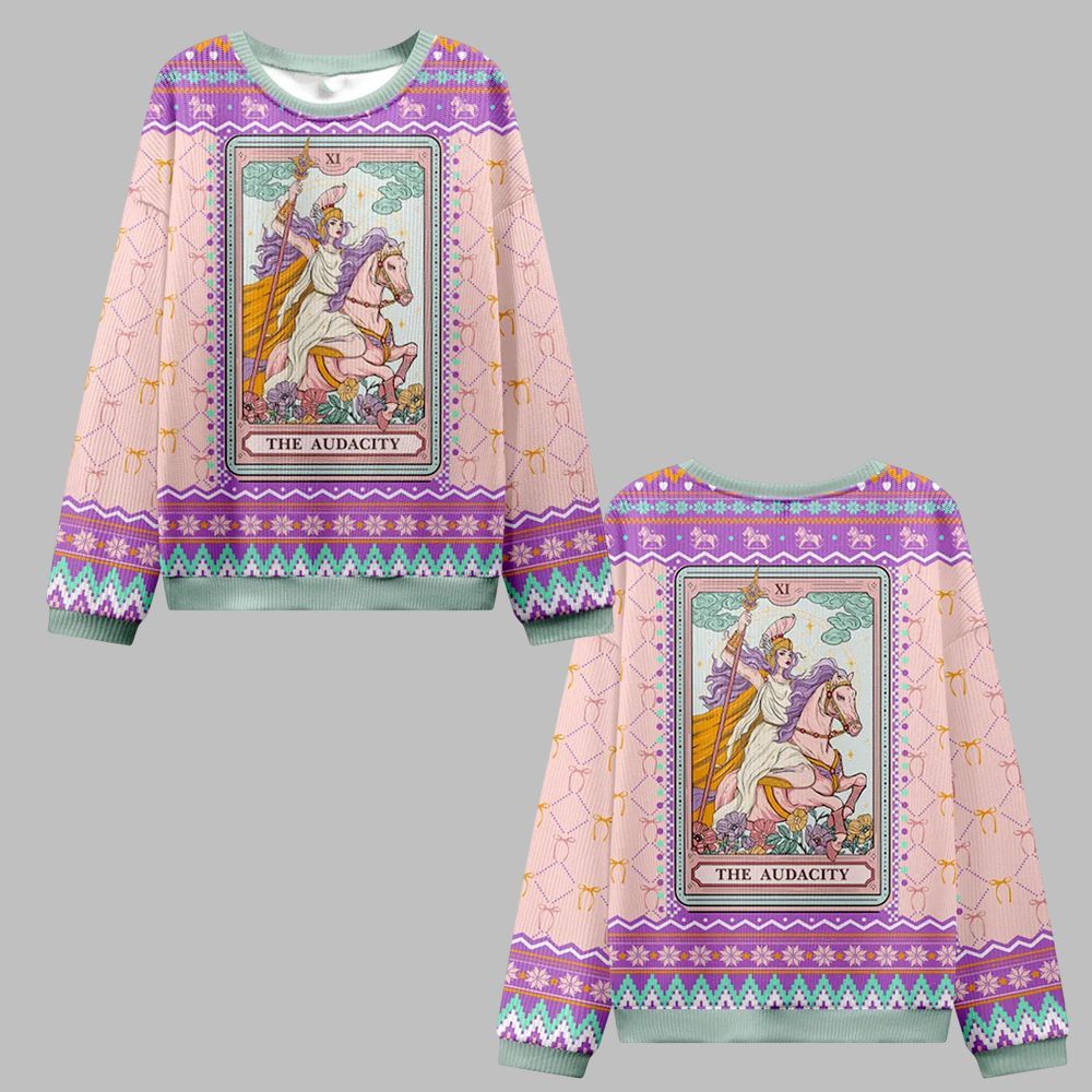 2025 Christmas The Audacity Goddess Ugly Christmas Sweater - Grishko.com