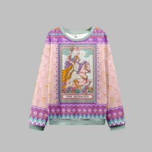 Alternative view of 2025 Christmas The Audacity Goddess Ugly Christmas Sweater - Grishko.com