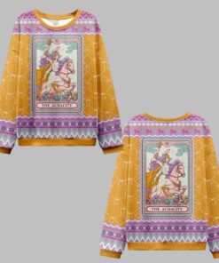 2025 Christmas The Audacity Tarot Card Ugly Christmas Sweater 