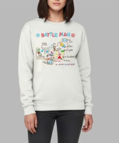 Alternative view of 2025 Christmas The Battle Plan Ugly Sweater 
