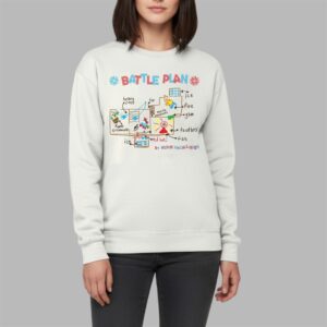 Alternative view of 2025 Christmas The Battle Plan Ugly Sweater - Grishko.com