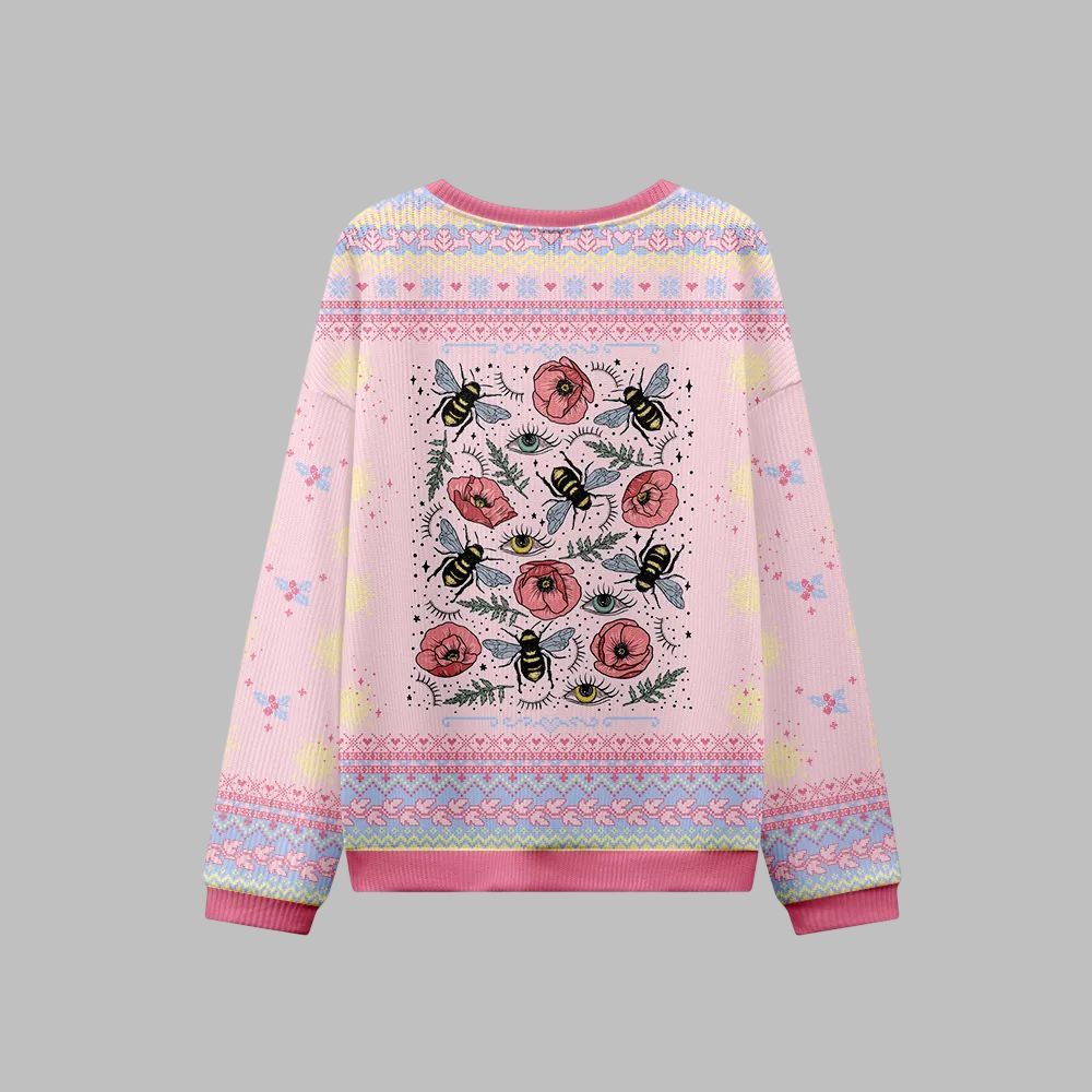 2025 Christmas The Bee's Knees Ugly Christmas Sweater - Image 3