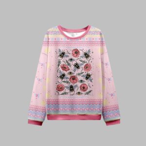 Alternative view of 2025 Christmas The Bee's Knees Ugly Christmas Sweater - Grishko.com