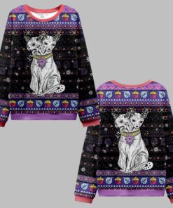 2025 Christmas The Cat Goddess Bastet Ugly Christmas Sweater 