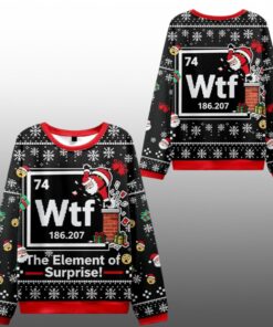 2025 Christmas The Elements Of Surprise Ugly Sweater 