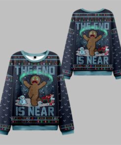 2025 Christmas The End Is Near Ugly Sweater 