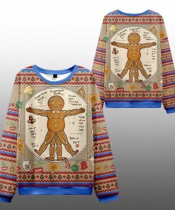 2025 Christmas The Gingerbread Man Ugly Sweater 