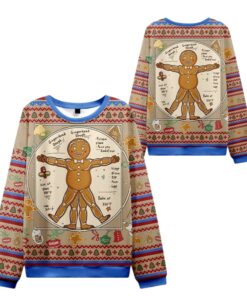 Alternative view of 2025 Christmas The Gingerbread Man Ugly Sweater 