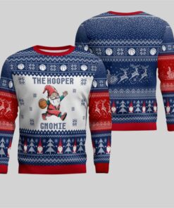 2025 Christmas The Hooper Gnomie Basketball Ugly Sweater 