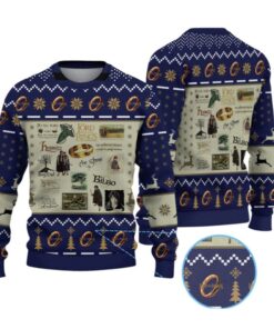 Alternative view of 2025 Christmas The Lord Of The Rings Ugly Christmas Sweater 