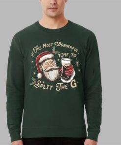 Alternative view of 2025 Christmas The Most Wonderful Split The G Ugly Sweater 