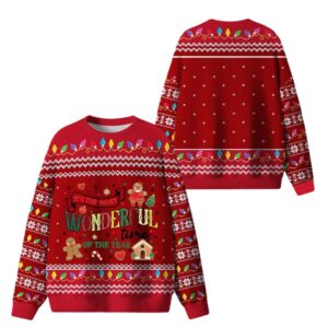 Alternative view of 2025 Christmas The Most Wonderful Ugly Sweater - Grishko.com