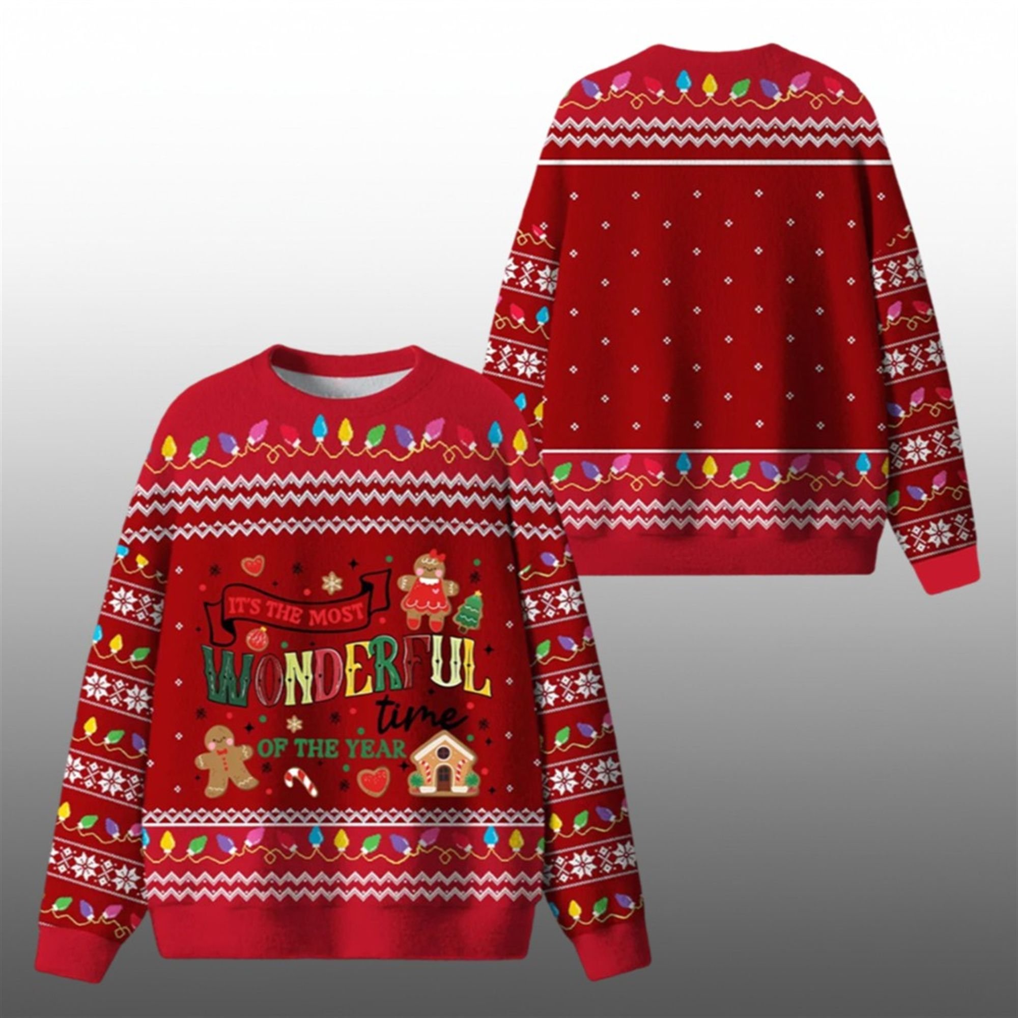 2025 Christmas The Most Wonderful Ugly Sweater - Grishko.com