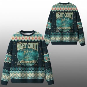 2025 Christmas The Night Court Velaris City Of Starlight Ugly Sweater - Grishko.com