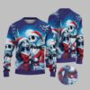 2025 Christmas The Nightmare Before Christmas Jack And Sally Ugly Christmas Sweater 