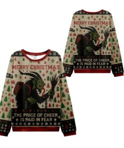 Alternative view of 2025 Christmas The Price Of Cheer Ugly Sweater 