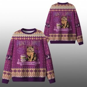 2025 Christmas The Queen Anne Chonk Ugly Sweater - Grishko.com