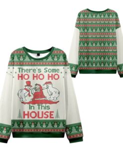 Alternative view of 2025 Christmas There's Some Ho Ho Ho In This House Ugly Sweater 