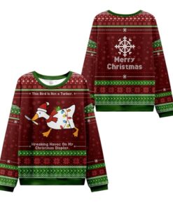 Alternative view of 2025 Christmas This Birld Is Not A Turkey Ugly Sweater 