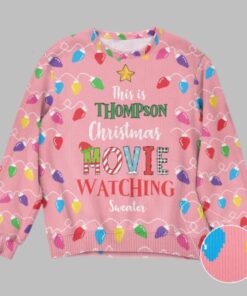 2025 Christmas This Is My Christmas Movie Watching Ugly Christmas Sweater 