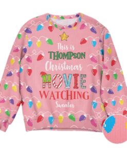 Alternative view of 2025 Christmas This Is My Christmas Movie Watching Ugly Christmas Sweater 