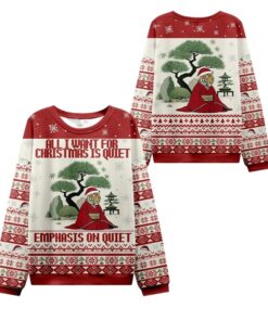 Alternative view of 2025 Christmas Tigers Emphasis On Quiet Ugly Sweater 