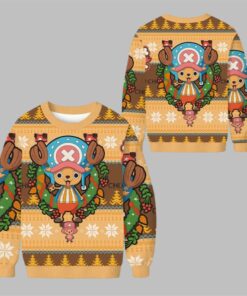 2025 Christmas Tony Chopper One Piece Ugly Sweater 