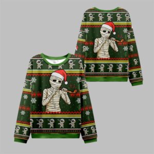 2025 Christmas Unique Mummy Funny Ugly Sweater - Grishko.com