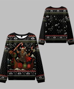 2025 Christmas Vikings Celebrate Ugly Sweater 