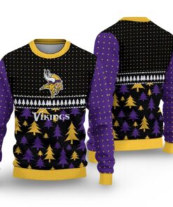 Alternative view of 2025 Christmas Vikings Ugly Sweater 