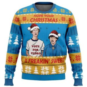 2025 Christmas Vote Napoleon Dynamite Ugly Christmas Sweater