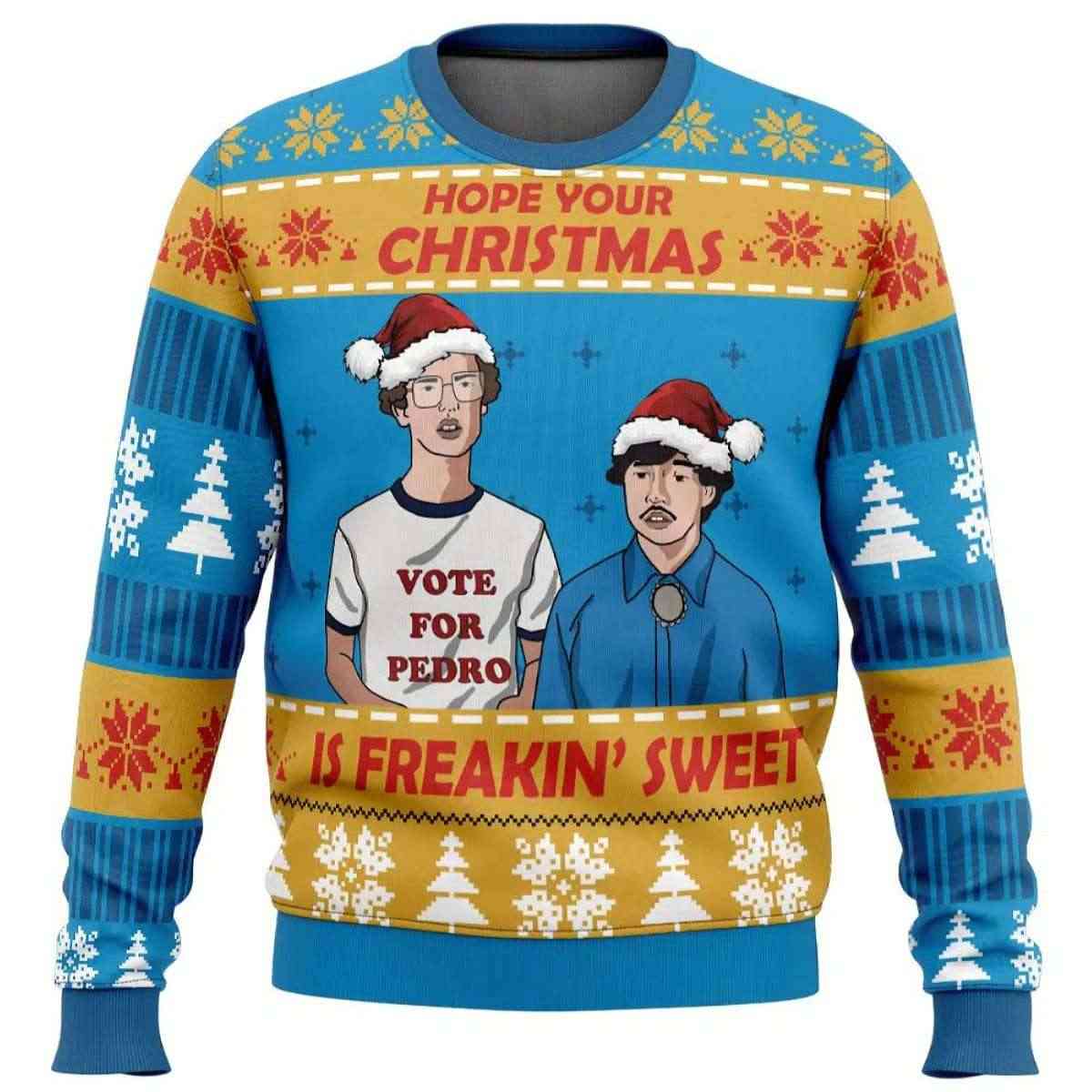 2025 Christmas Vote Napoleon Dynamite Ugly Christmas Sweater