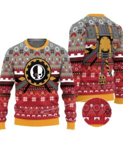 Alternative view of 2025 Christmas Warhammer Adeptus Mechanicus Iconic Ugly Sweater 