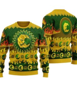 Alternative view of 2025 Christmas Warhammer Bad Moon Orks Iconic Ugly Christmas Sweater 