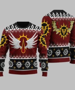 2025 Christmas Warhammer Blood Angels Iconic Ugly Christmas Sweater 