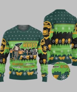 2025 Christmas Warhammer Colonel Commissar Ibram Gaunt Iconic Ugly Sweater 