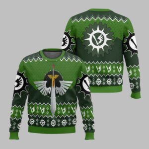2025 Christmas Warhammer Dark Angels Iconic Ugly Christmas Sweater - Grishko.com