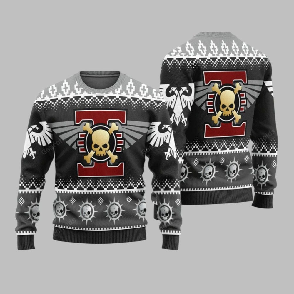 2025 Christmas Warhammer Deathwatch Iconic Ugly Christmas Sweater - Grishko.com